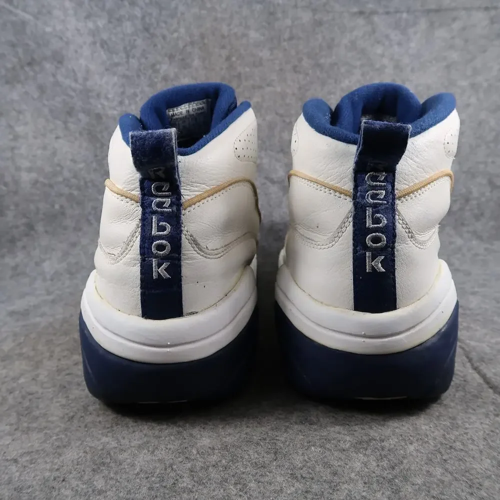 Reebok Shoes Mens 13 Basketball Sneaker Vintage Retro Trainers DMX White Blue